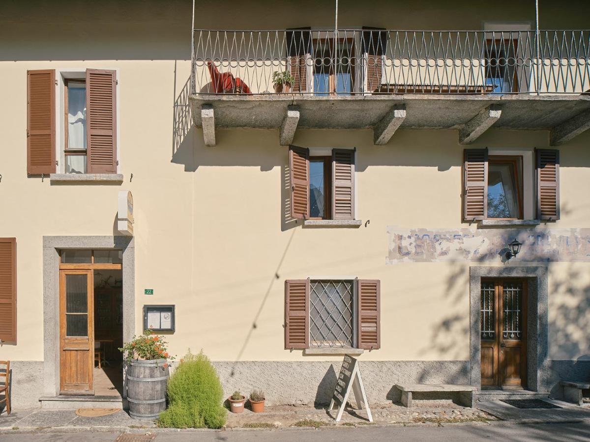 Osteria Gruetli Con Alloggio Borgnone Buitenkant foto